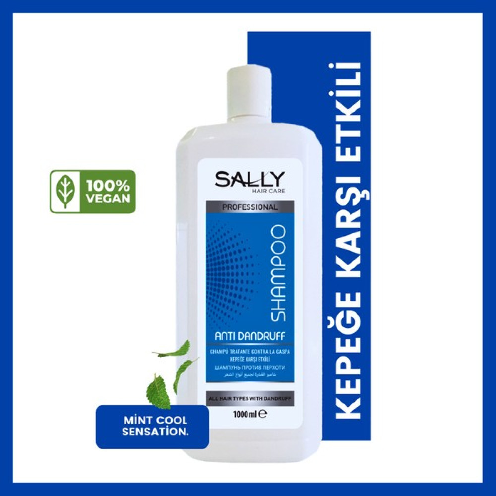 Sally Kepeğe Karşı Etkili Şampuan - Profesyonel Seri - Antidandruff - 1 LT Şampuan ve Saç Kremi Fiyatı