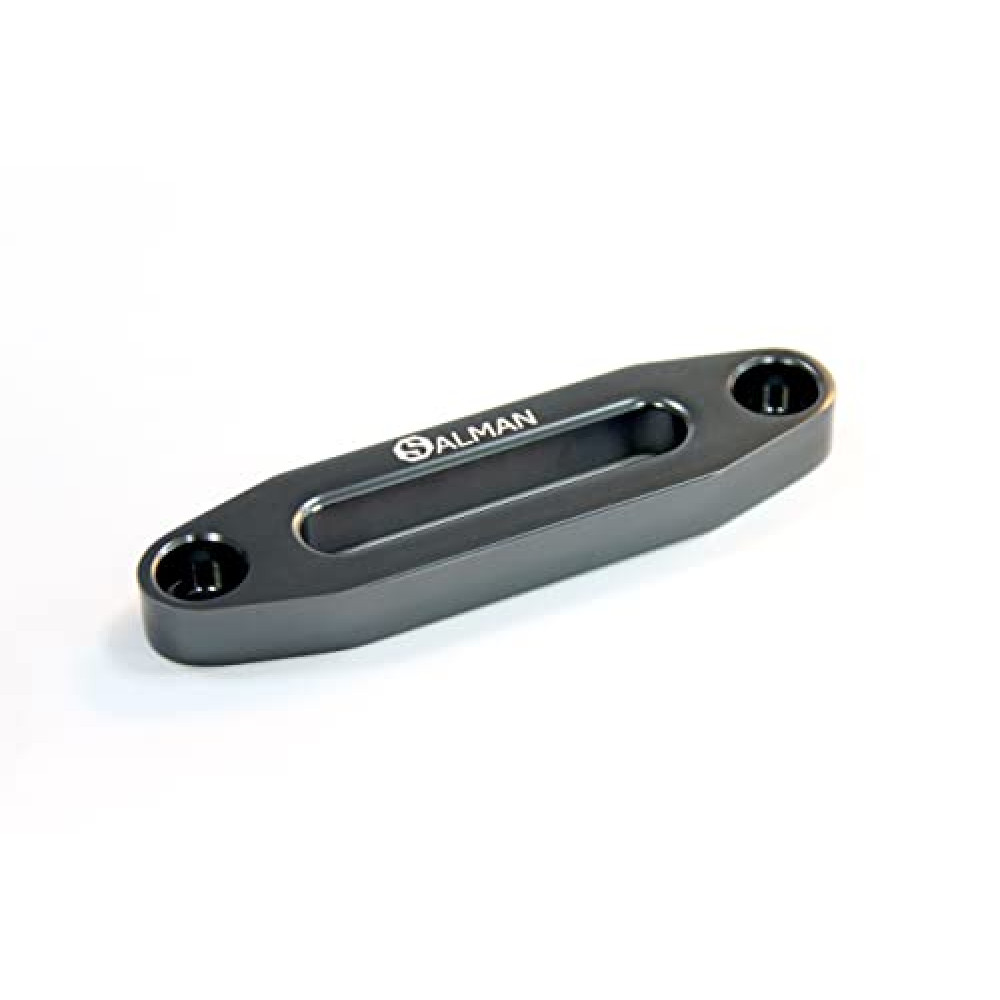 SALMAN 3500lbs Aluminum Alloy 6061 Fairlead 4-7/8" (124mm) Hole Spacing for UTV/ATV Winch Accessory Gray