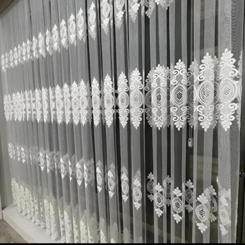 Salon Tül Perde - 300 x 260 cm - Kırık Beyaz Tül Perde Fiyatı