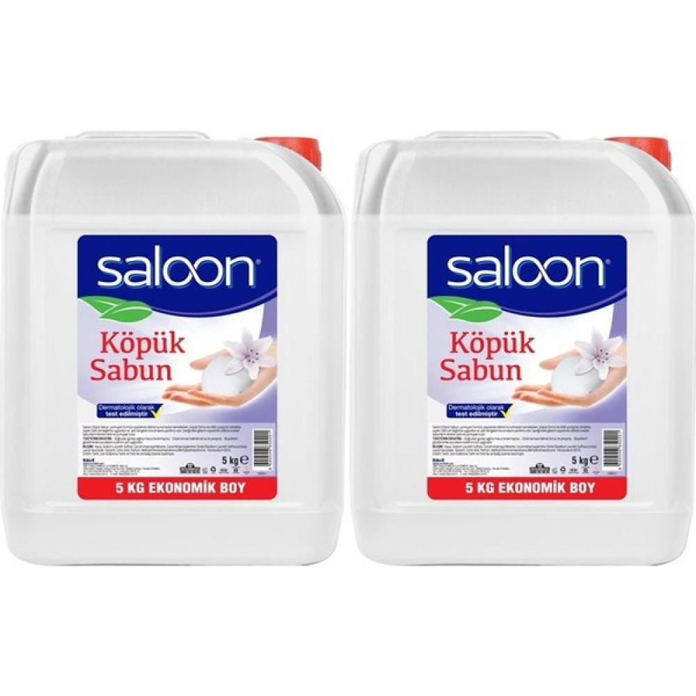 Saloon Köpük Sabun Şeffaf Floral 5 lt 2'li Sabunlar Fiyatı