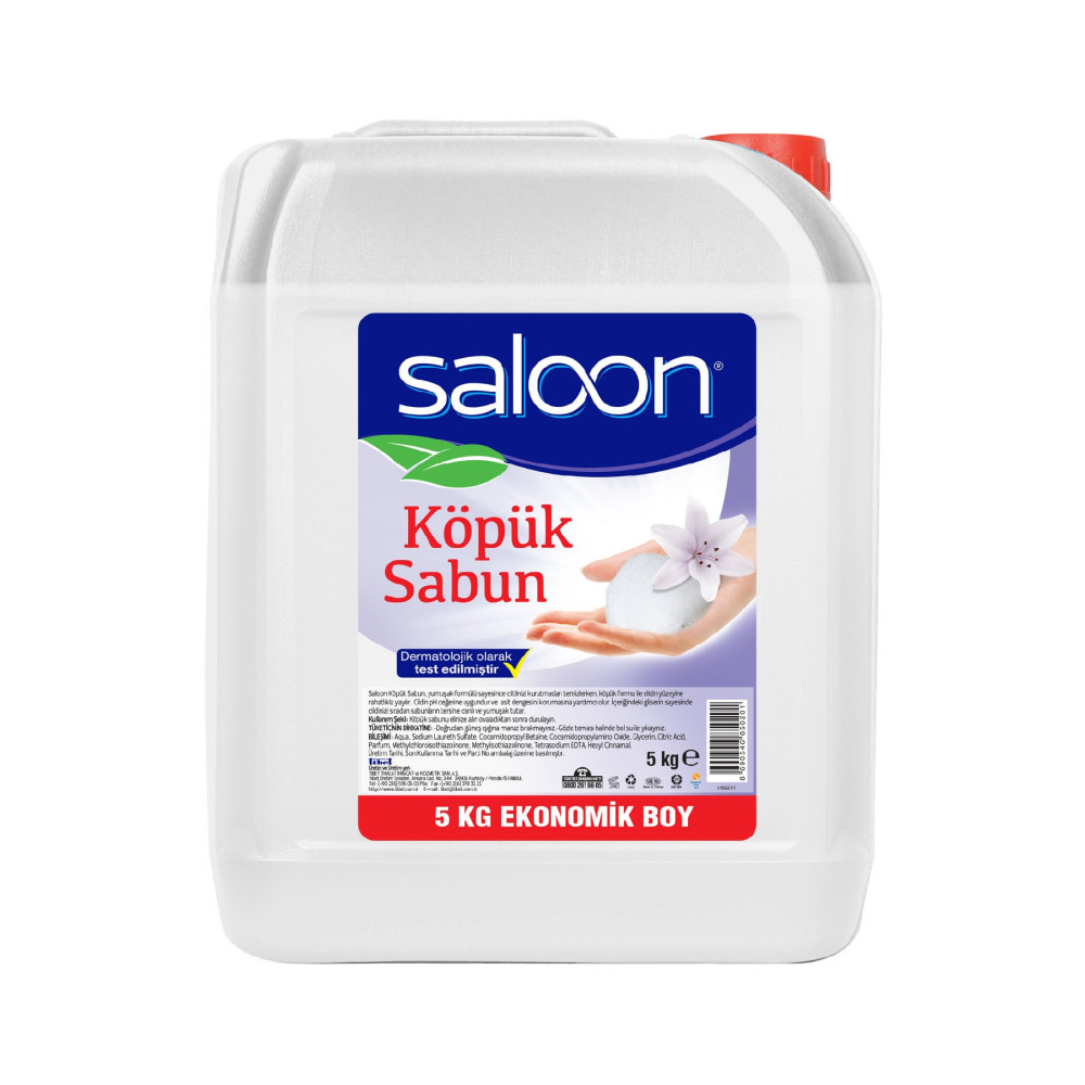 Saloon Şeffaf Floral Köpük Sabun 5 l Sabunlar Fiyatı