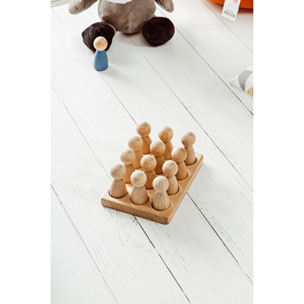 Saltan Art Ahşap Waldorf Peg Bebek Doğal Masif Ahşap 12'li Waldorf Eğitici Oyuncak Bebek Çocuk Oyuncağı - Ahşap Desenli Bebek Oyuncakları Fiyatı