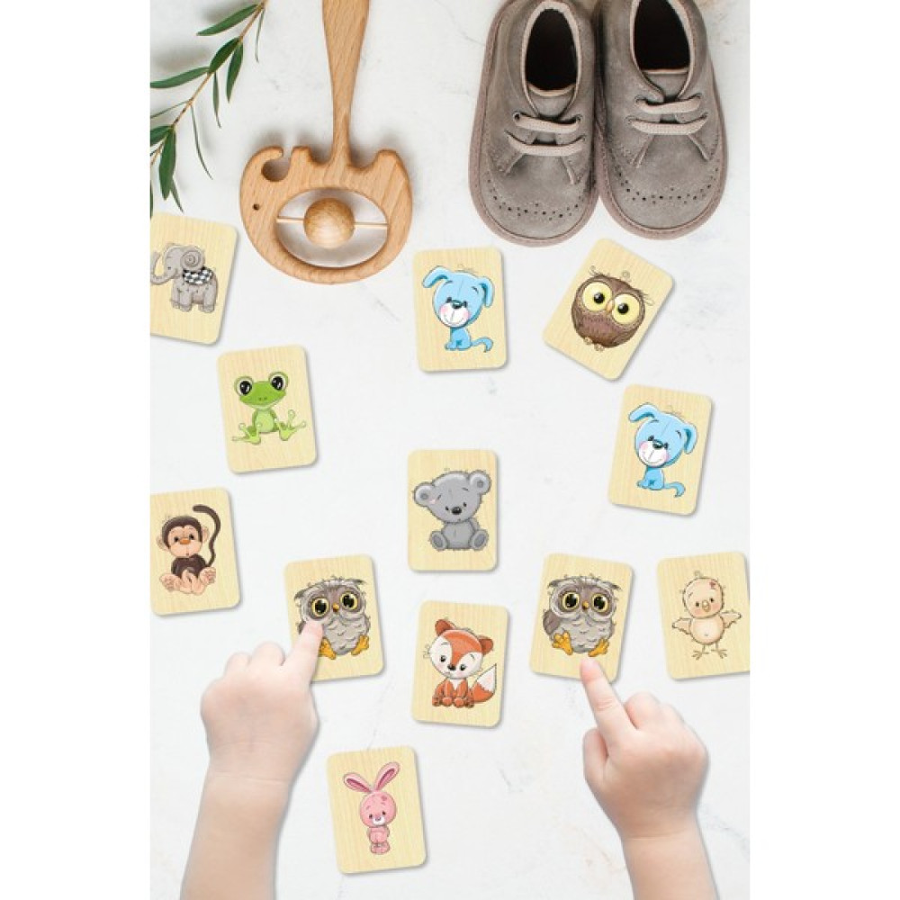 Saltan Art Hayvanları Öğreniyorum Ahşap Eşleştirme Kartları Hafıza Zeka Oyunu Ahşap Eğitici Puzzle Montessori, Waldorf, Reggio Emilia Modellerine U... Eğitici Oyuncak Fiyatı