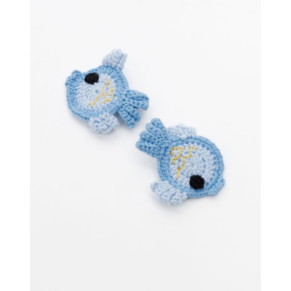 Saltan Art Saltanart Amigurumi Toka Mavi Balık Işlemeli Örgü Toka Kıskaçlı Toka (2 Adet) Toka, Taç & Saç Bandı Fiyatı