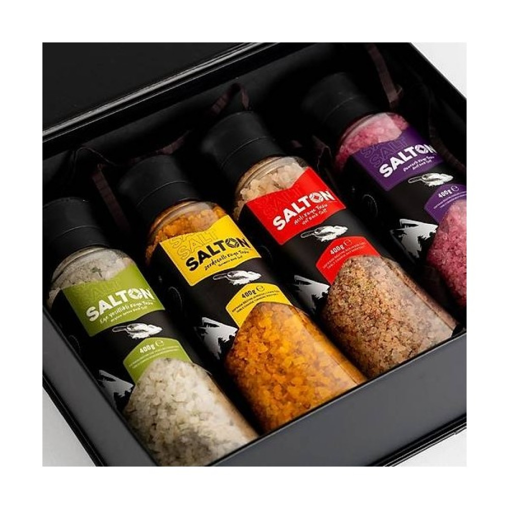 Salton Salt Gurme Kaya Tuzu Gift Set - 1,6 kg Diğer Fiyatı