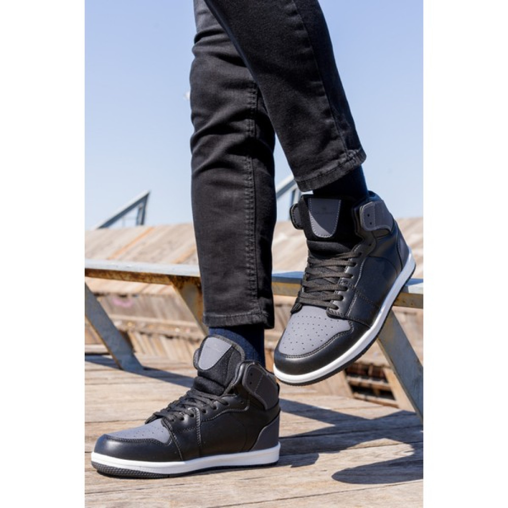 Salvano Icon 2pr Siyah Erkek High Sneaker Erkek Ayakkabıları Fiyatı