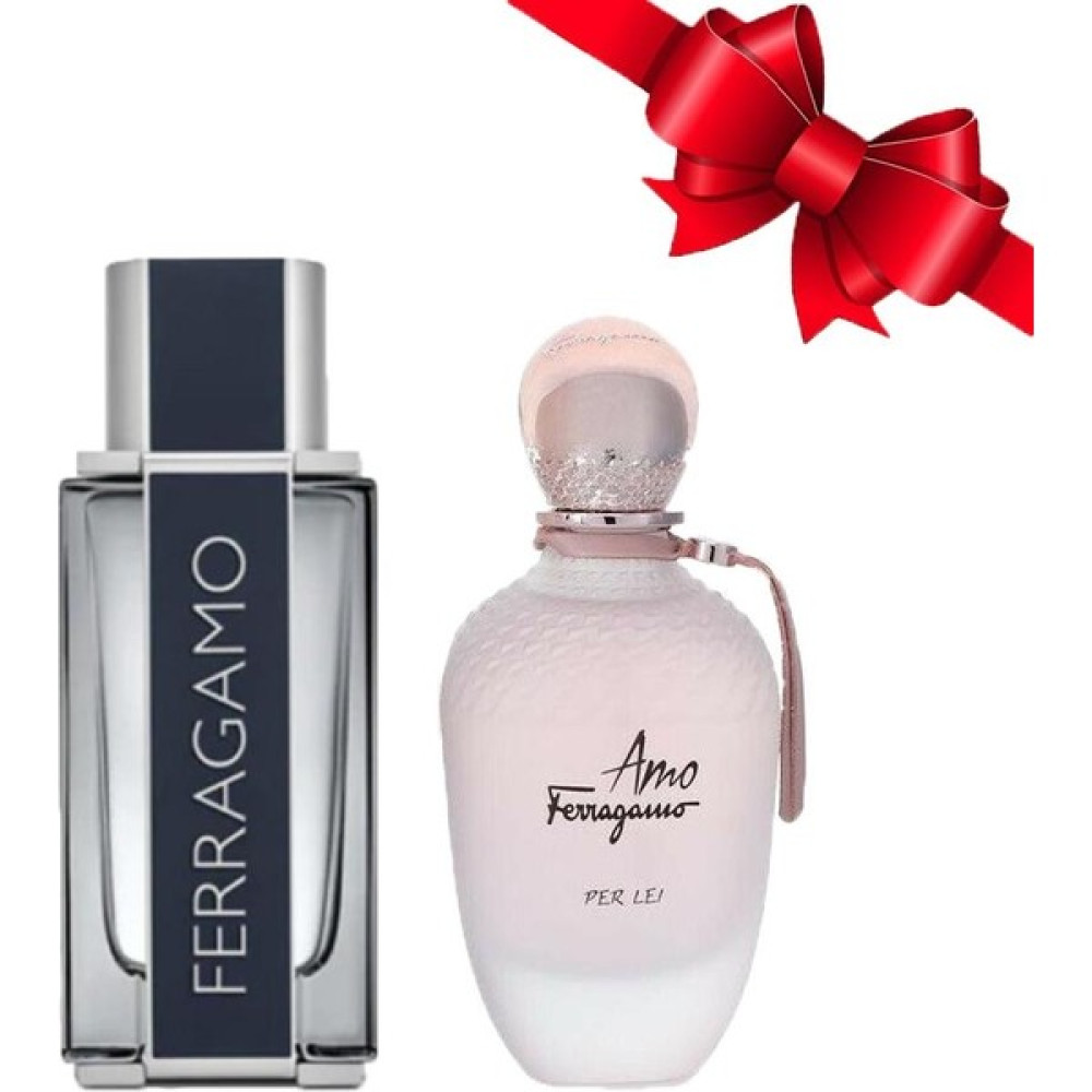 Salvatore Ferragamo De Toilette Edt 100 ml Erkek Parfüm + Ladies Amo Per Lei Edp 100 ml Kadın Parfüm Sevgililer Günü Özel 2li Hediye Seti Erkek Parfümleri Fiyatı