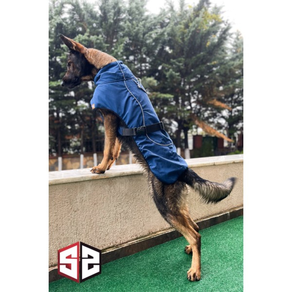 Salya Store Büyük ve Orta Irk Su Geçirmez Köpek Montu BKM-100 - Mavi - 7XL Evcil Hayvan Ürünleri Fiyatı