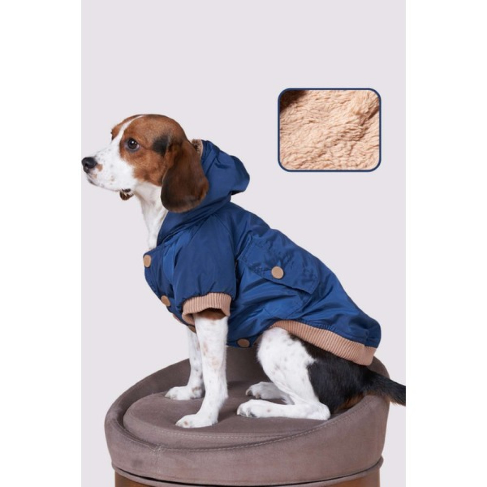 Salya Store Indigo Design Köpek Montu KM - 100 - Koyu Mavi - S Evcil Hayvan Ürünleri Fiyatı