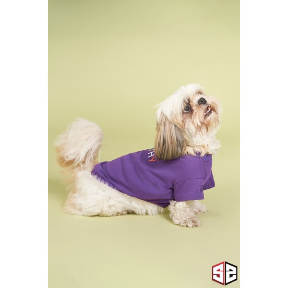 Salya Store Yeni Pou Serisi - Empathy 0-30kg Köpek Tshirt Köpek Kıyafeti KK-102 - Mor - 5XL Evcil Hayvan Ürünleri Fiyatı