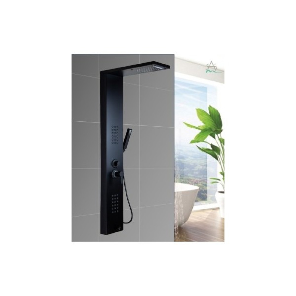 Sam Banyo Sam Niagara Black Style Duş Paneli, Masajlı Duş Seti, Dikey Jakuzi, Robot Duş,duş Fıskiyesi Duş Seti Fiyatı