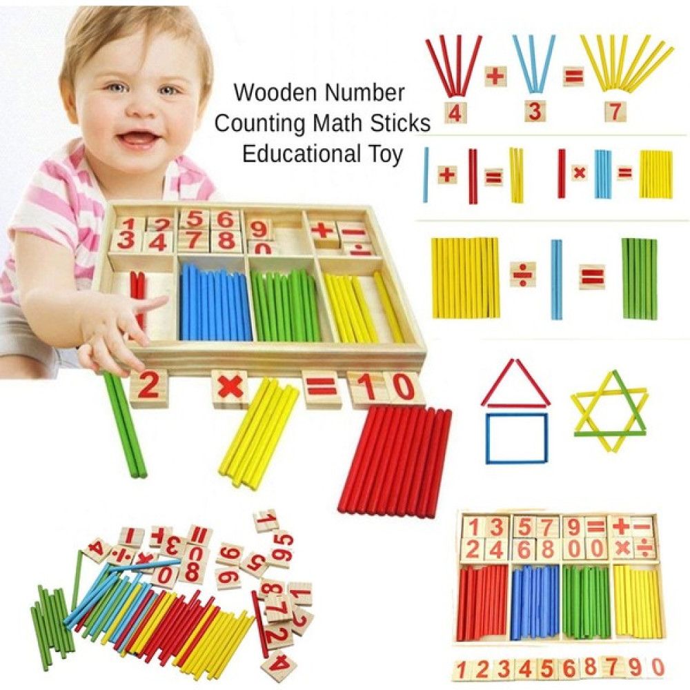 Sam Toys Ahşap Matematik Kutusu Çubuklu Set Dört Işlem Oyunu Oto Boyaları Fiyatı