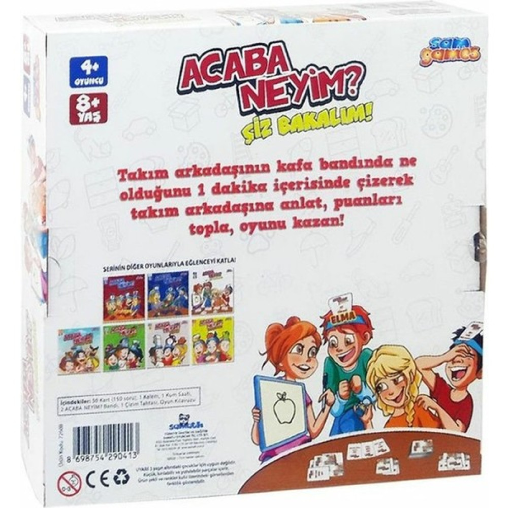 Samatlı 72608 Acaba Neyim ? Çiz Bakalım - Samatlı Oyuncak Eğitici Oyuncak Fiyatı