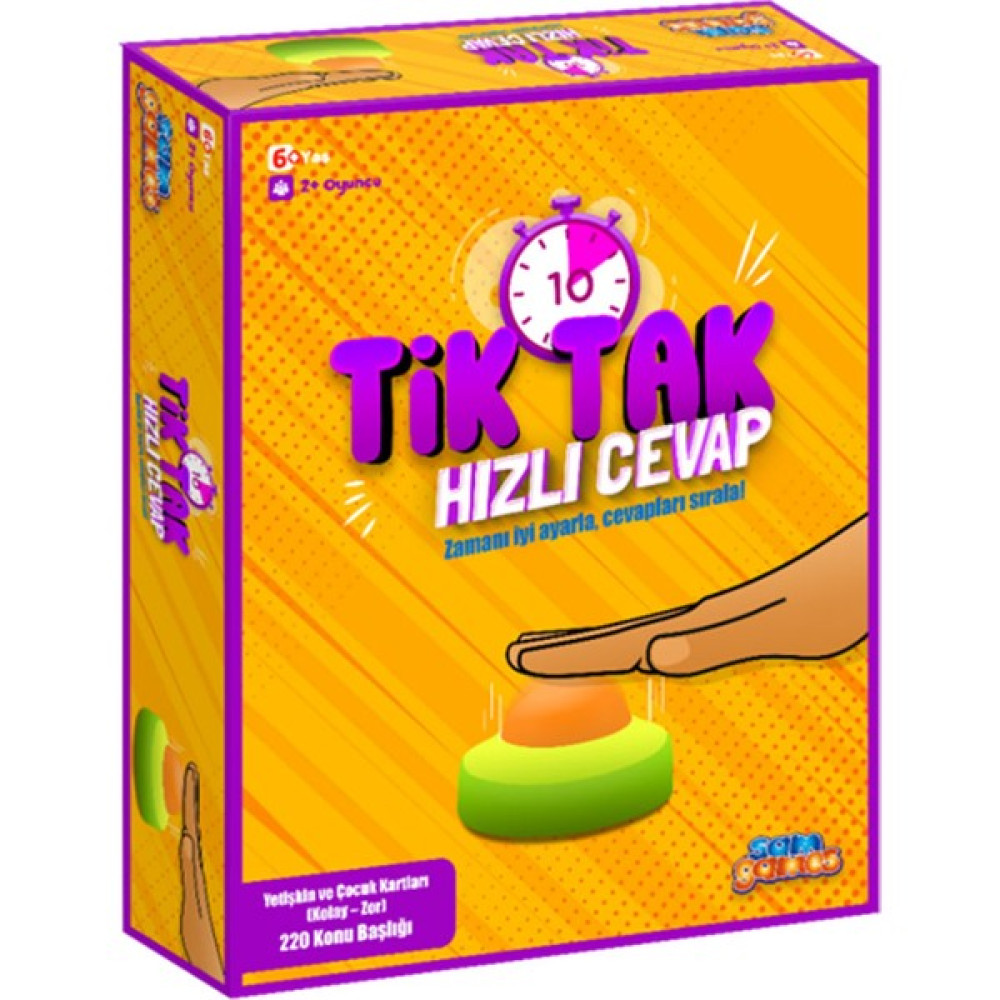 Samatlı Oyuncak Tik Tak Hızlı Cevap 72611 - Turuncu Çocuk Oyuncağı Fiyatı