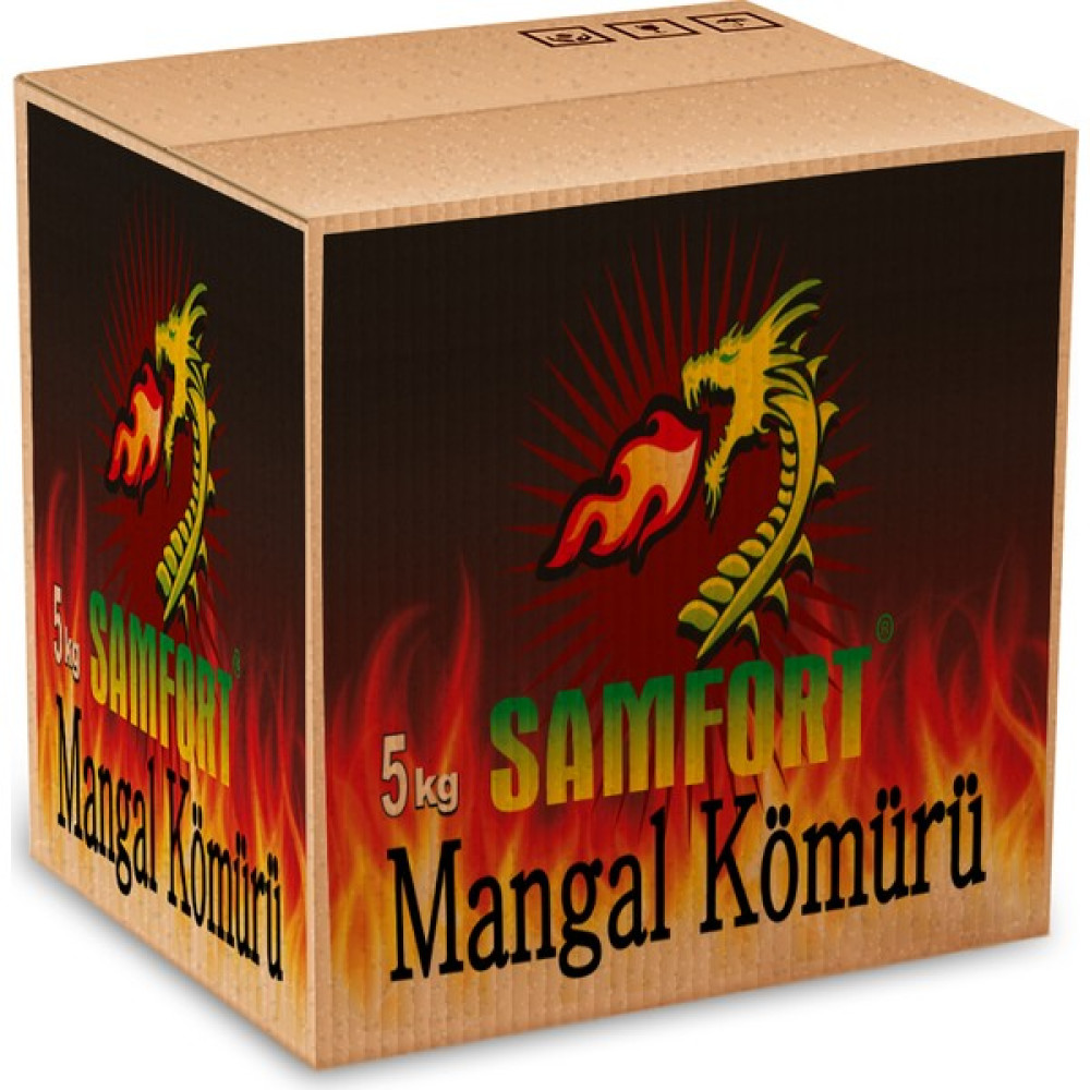 Samfort Meşe Mangal Kömürü Doğal Natürel Tozsuz 5 kg Mangal & Barbekü Malzemeleri Fiyatı