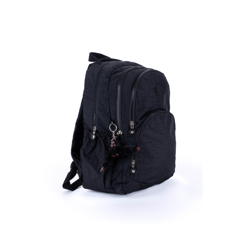 samilon Kırinkıl Su Geçirmez Kumaş Siyah Renk Büyük Boy Unisex Okul Sırt Ve Seyahat Çantası Standart Beden Unisex Sırt Çantası Fiyatı