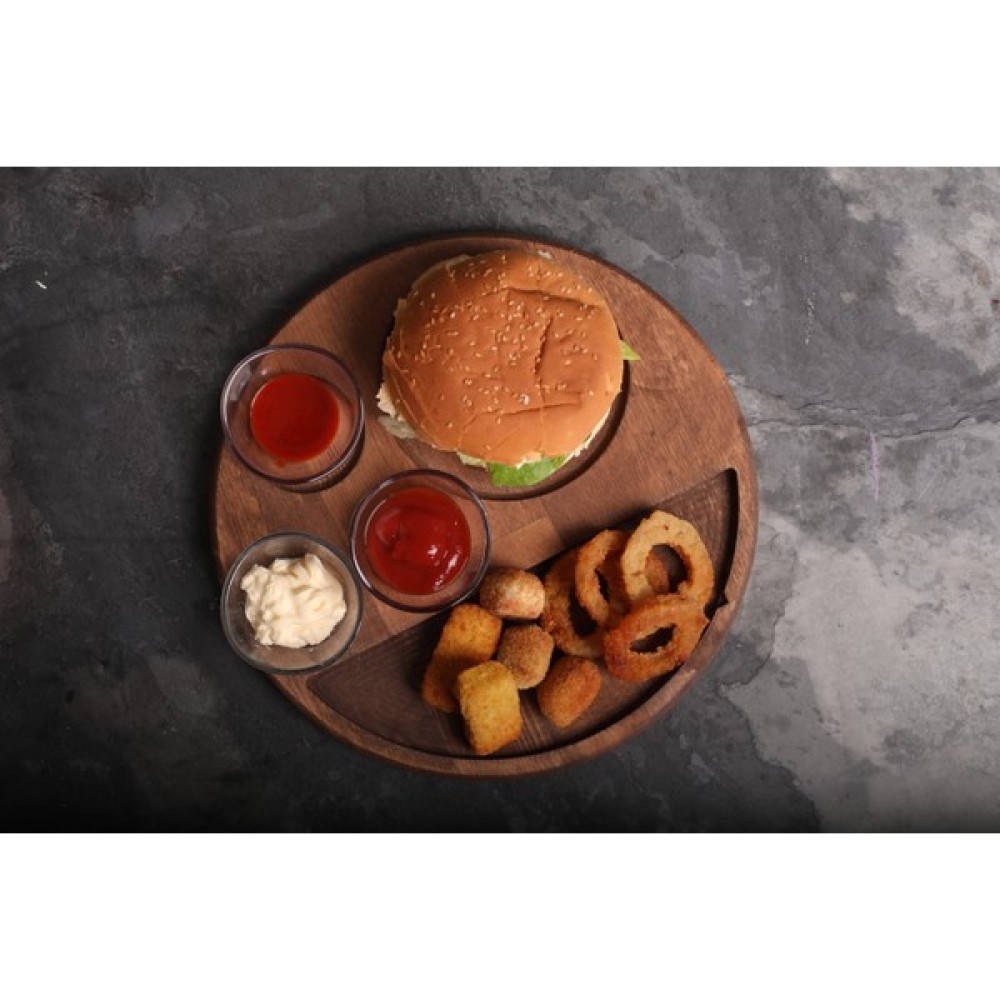 Sammwood Ahşap Hamburger&tost Sunum Tabağı - Bej Kahvaltı Takımı Fiyatı