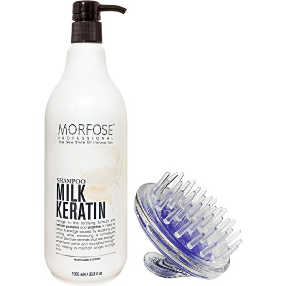 Şampuan Tarağı+Keratin Sütü Şampuanı 1000 Ml - 5 Saç Fırçası ve Tarağı Fiyatı