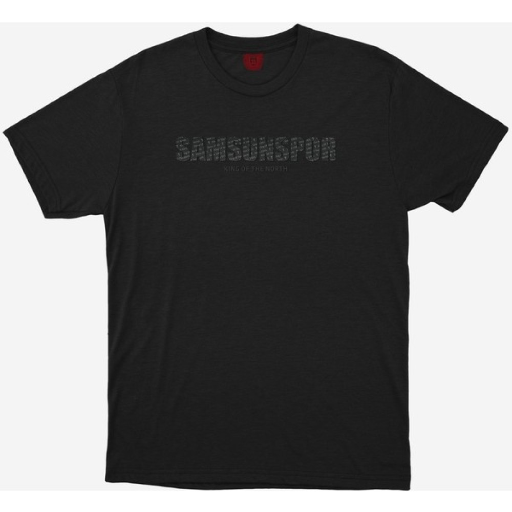 Samsun Spor Siyah Kabartmalı Samsunspor Baskılı T-Shirt Erkek T-shirt Fiyatı