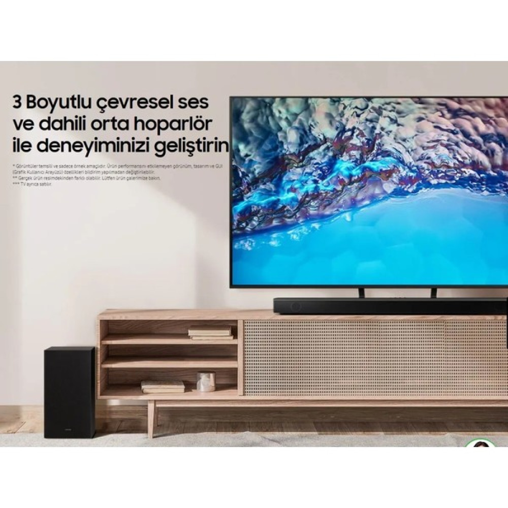 Samsung 3 Boyutlu Çevresel Ses Dts Virtual x & Dolby Audio Game Mode, Derin ve Zengin Bas 430W 3.1 Soundbar - Siyah Oto Boyaları Fiyatı