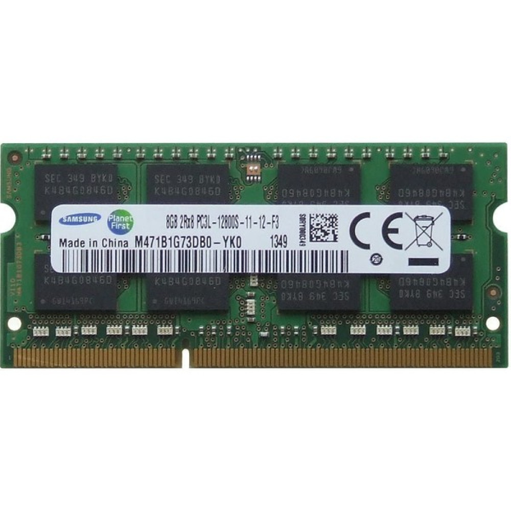 Samsung 8gb PC3L-12800S-11-11-F3 DDR3L 1.35V 1600MHZ Notebook Ram M471B1G73DB0-YK0 RAM Bellekler Fiyatı