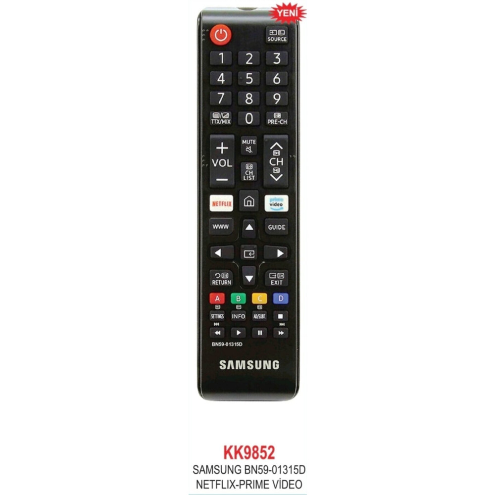 Samsung Bn59-01315d Netflıx-prıme Vd Lcd Led Tv Kumandası Kk9852-19844 TV Aksesuarları Fiyatı