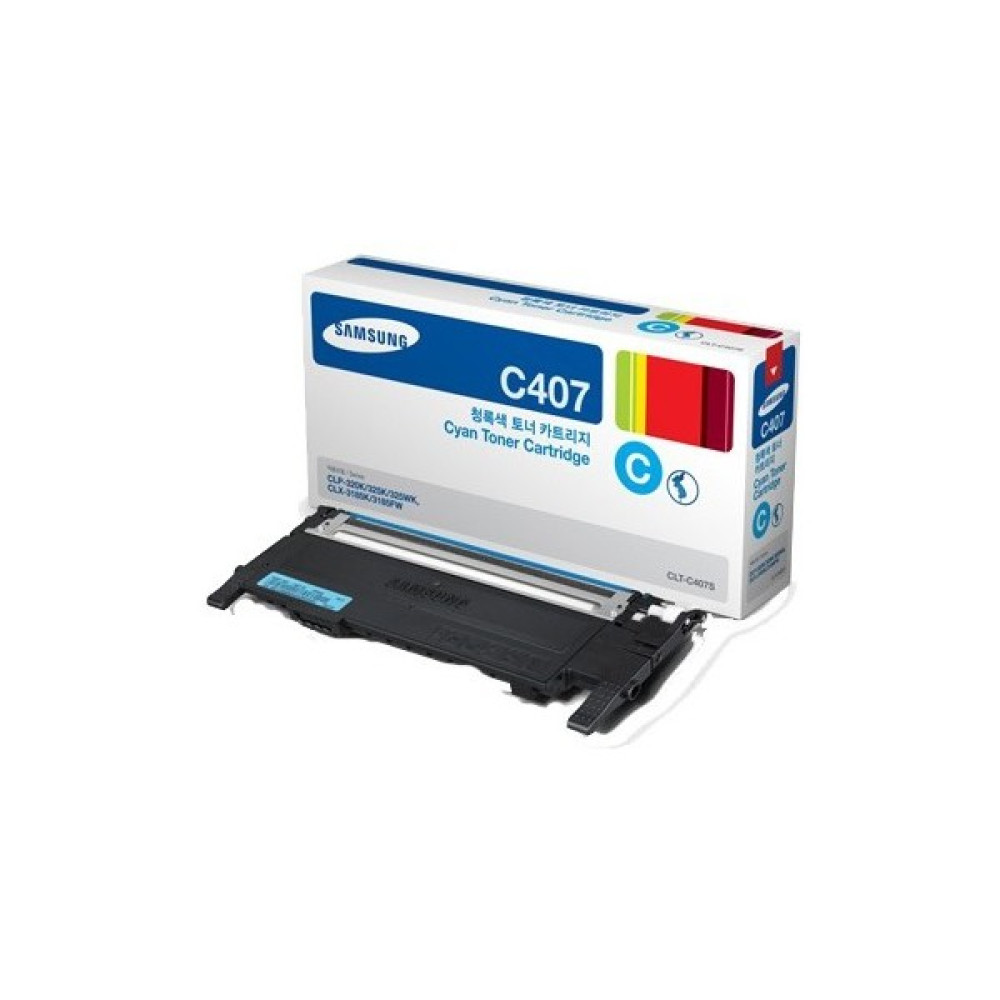 Samsung CLT-C407S 1000 Sayfa Kapasiteli Mavi Toner Tonerler Fiyatı