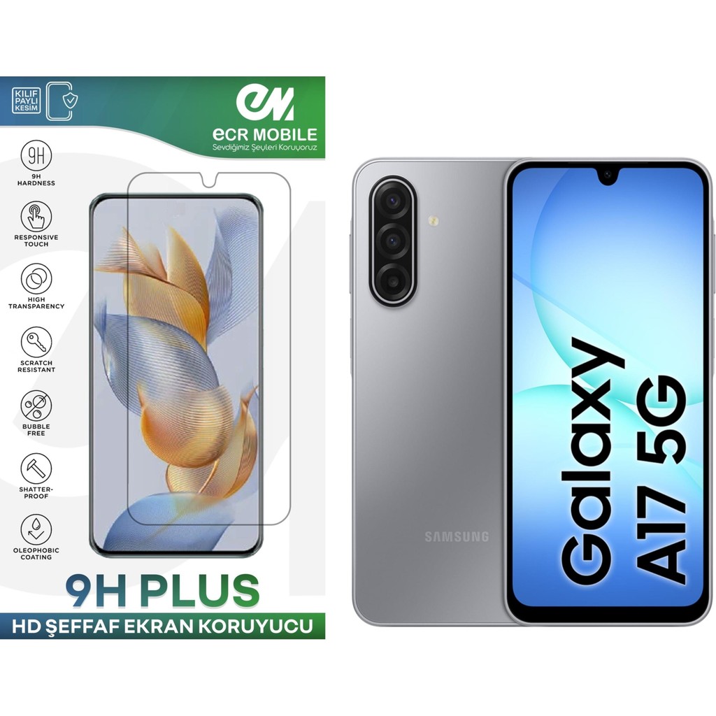 Samsung Galaxy A17 ile Uyumlu Ekran Koruyucu 9h Esnek Nano Cam Şeffaf Cep Telefonu Ekran Koruyucusu Fiyatı