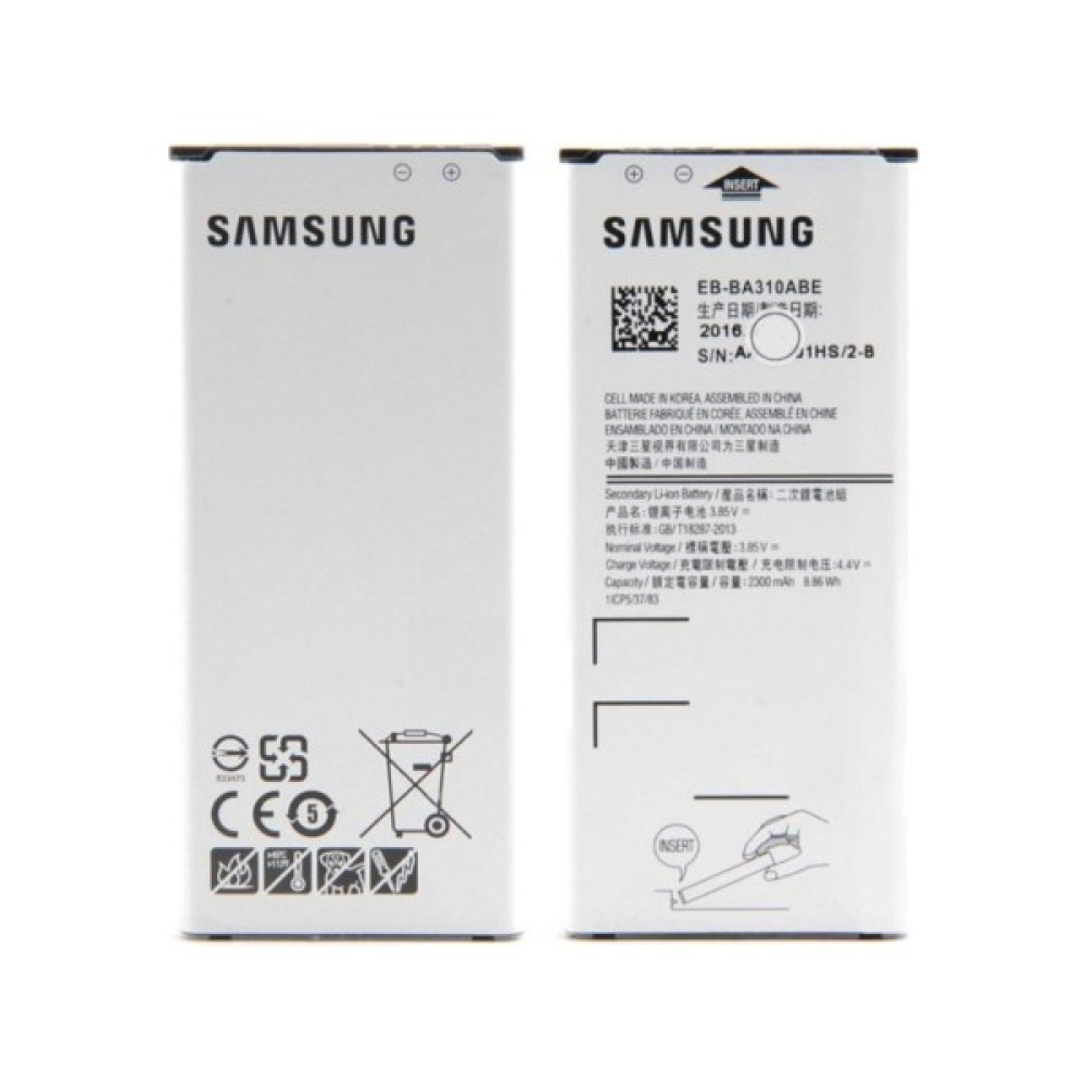 Samsung Galaxy A3 2016 Batarya Pil Eb-Ba310Abe (Kutusuz) Cep Telefonu Bataryası Fiyatı