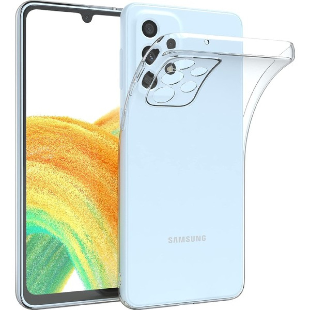 Samsung Galaxy A33 Uyumlu Kılıf 3D Kamera Korumalı Darbe Önleyici Şeffaf Transparan Esnek Silikon Cep Telefonu Kılıfı Fiyatı