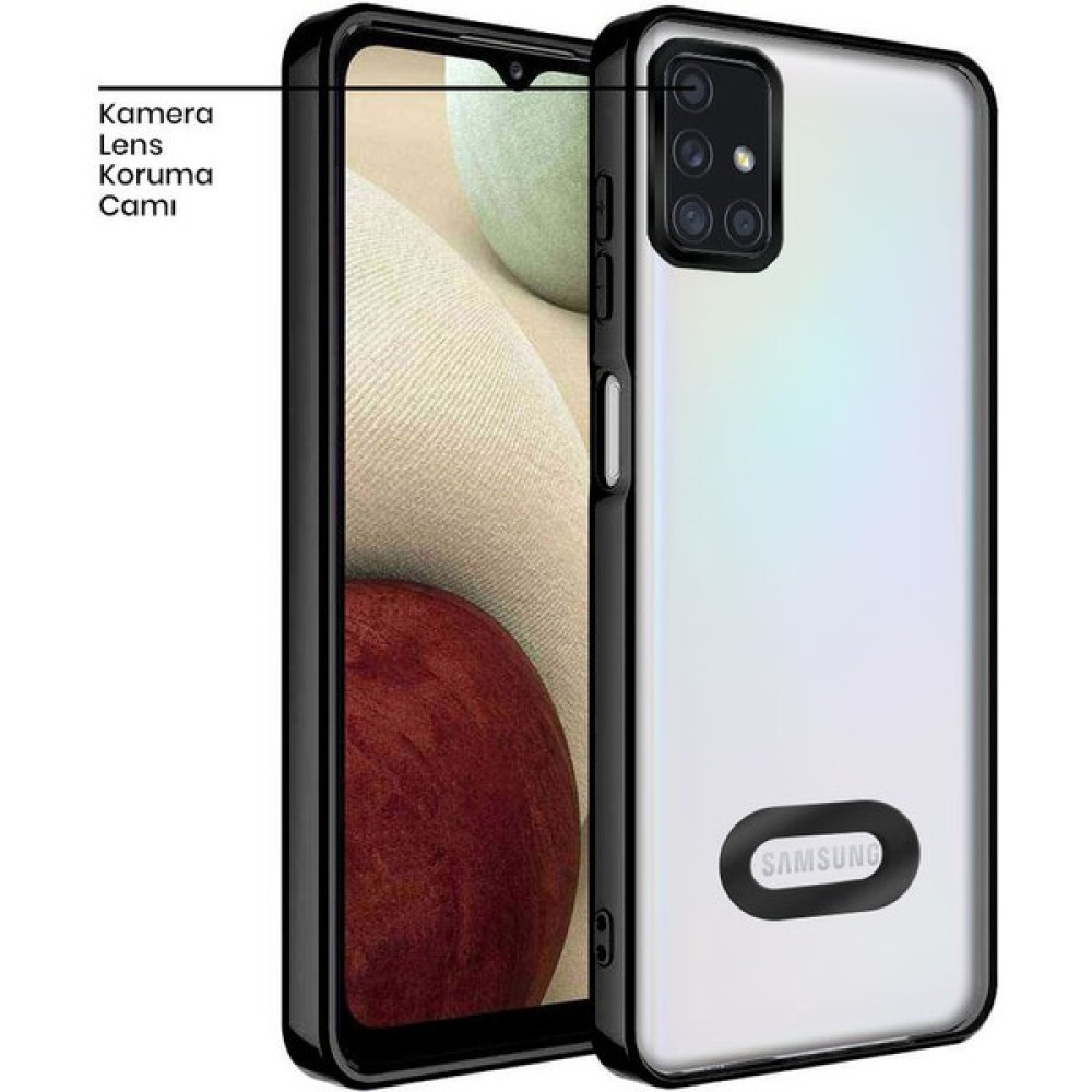 Samsung Galaxy A71 Kılıf Zebana Glint Silikon Kılıf Siyah Cep Telefonu Kılıfı Fiyatı