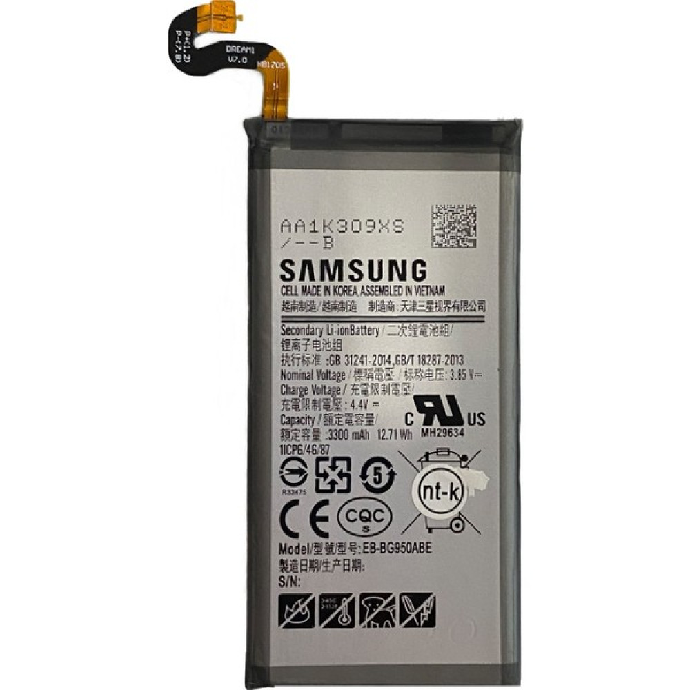 Samsung Galaxy G950 S8 Uyumlu Samsung EB-BG950ABE 3000 Mah Batarya Cep Telefonu Bataryası Fiyatı