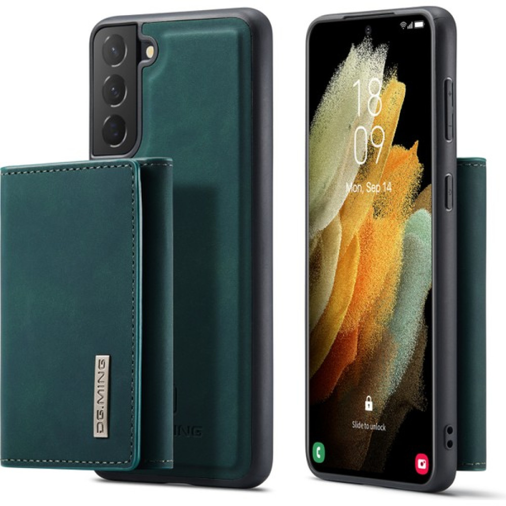 Samsung Galaxy S21 Fe-Green Için Kickstand ile Çıkarılabilir 2 Arada Sökülebilir (Yurt Dışından) - Yeşil - Galaxy S21 FE Cep Telefonu Kılıfı Fiyatı