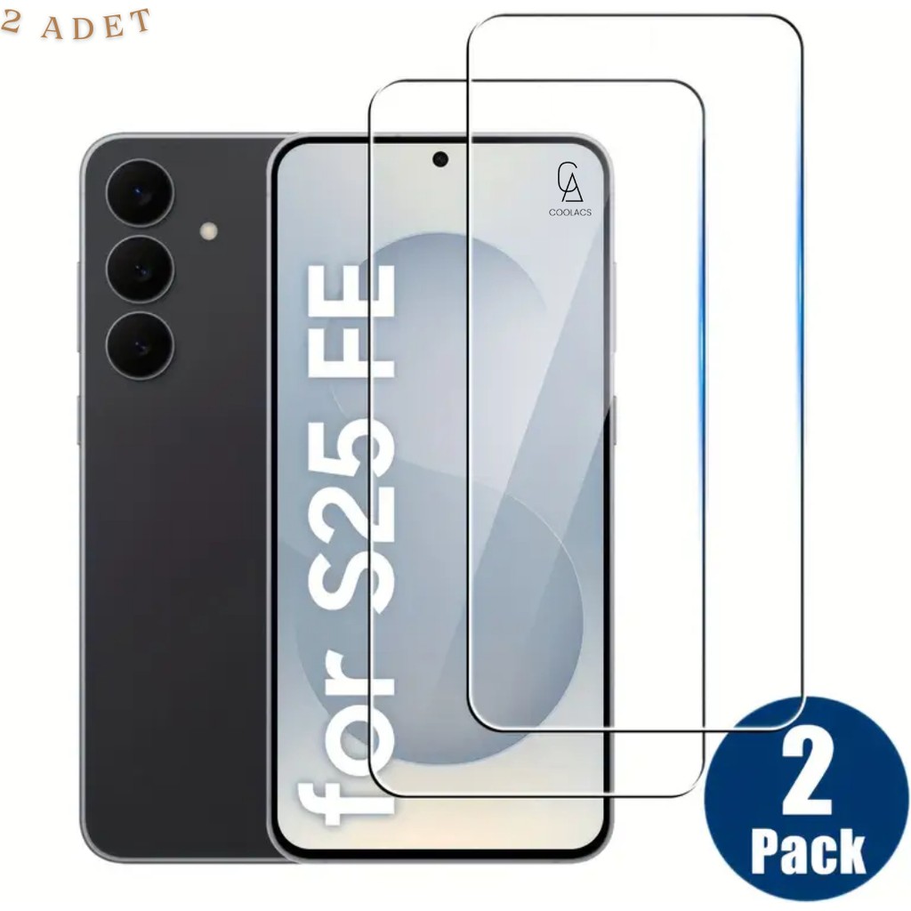 Samsung Galaxy S25 Fe ile Uyumlu Ekran Koruyucu Şeffaf Temperli Kırılmaz Cam Ekran Koruyucu 2 Adet Cep Telefonu Ekran Koruyucusu Fiyatı