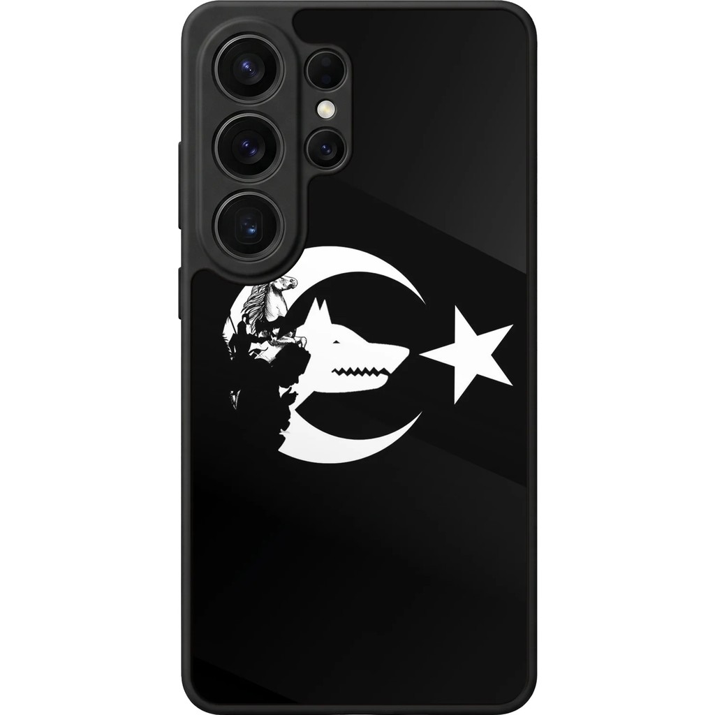 Samsung Galaxy S26 Ultra Uyumlu Türk Tasarımlı Glossy Premium Kılıf - Siyah - Türk-1021 Cep Telefonu Kılıfı Fiyatı