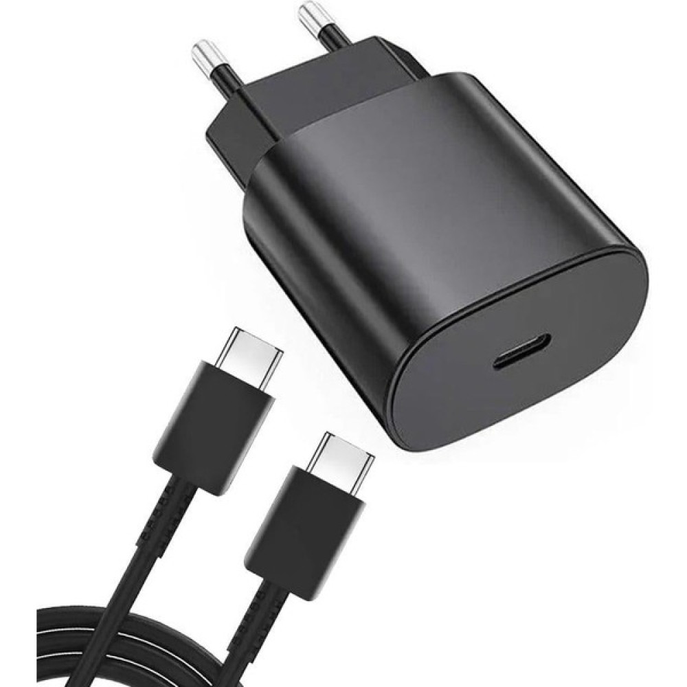 Samsung Galaxy Tab A9 Tab A9+ Plus Uyumlu Hızlı Şarj Aleti Seti Kablo+Adaptör Pd 25W - Beyaz Diğer Fiyatı
