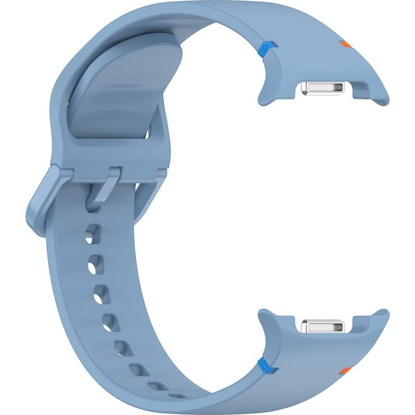 Samsung Galaxy Watch 8 40 / 44 mm Silikon Kordon Tam Uyumlu Pim Tasarımı Premium Spor Kayış - Mavi Akıllı Saat Aksesuarı Fiyatı