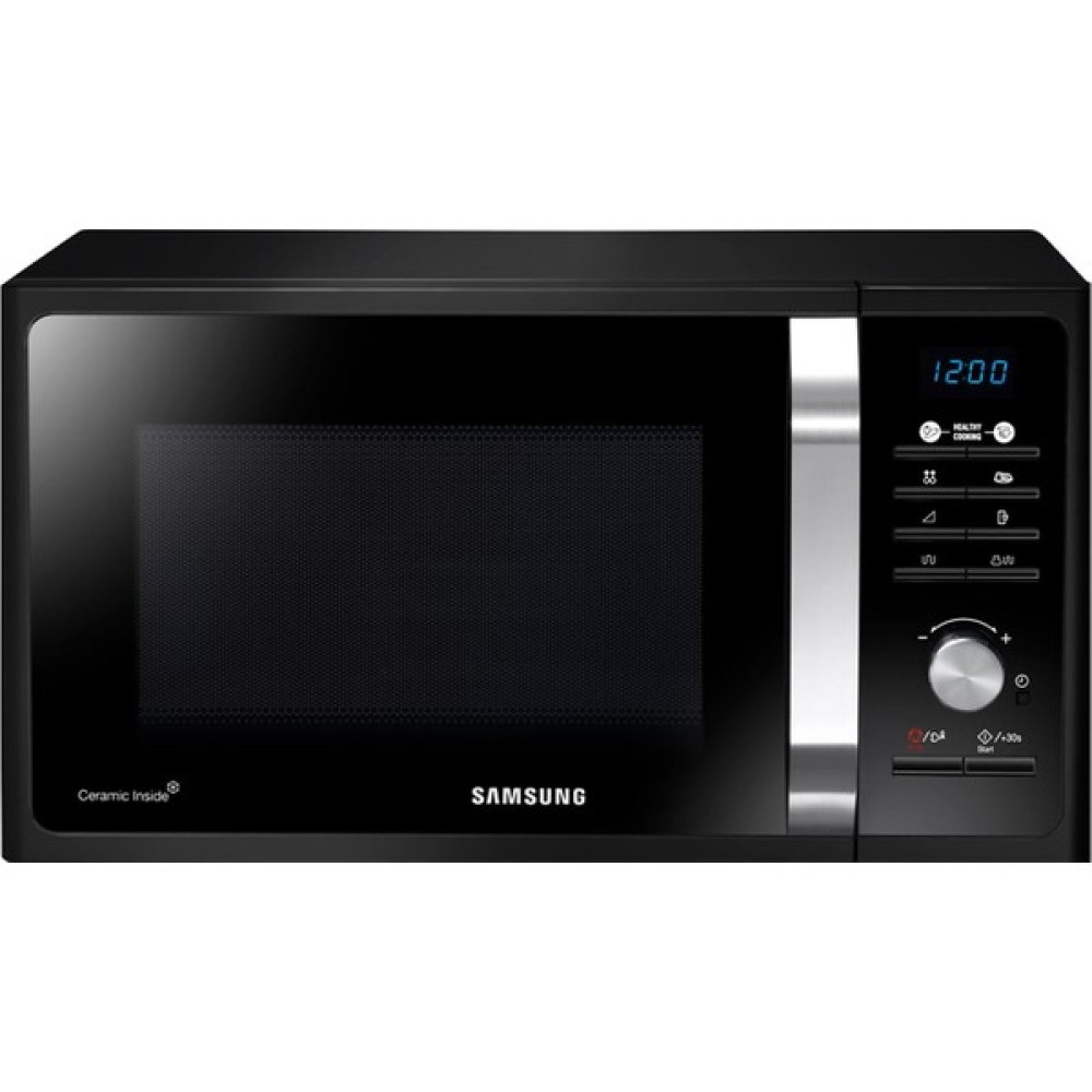 Samsung Mikrodalga Izgara Sağlıklı Pişirme MG23F302TAK, Mikrodalga + Izgara 800 W+ 1200 W, 23 L - Siyah Mikrodalga Fırınlar Fiyatı