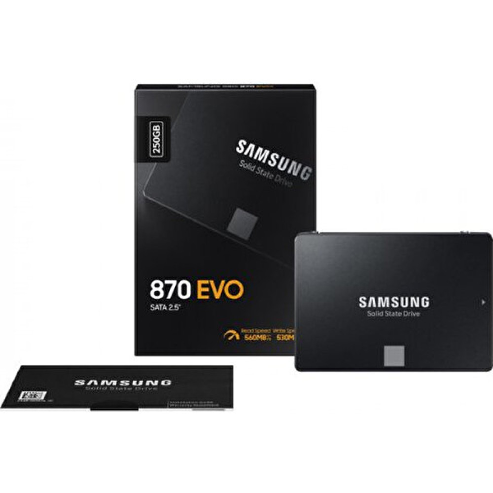 Samsung MZ-77E250BW 870 Evo 250GB 560/530 25" Sata SSD Sabit Diskler Fiyatı