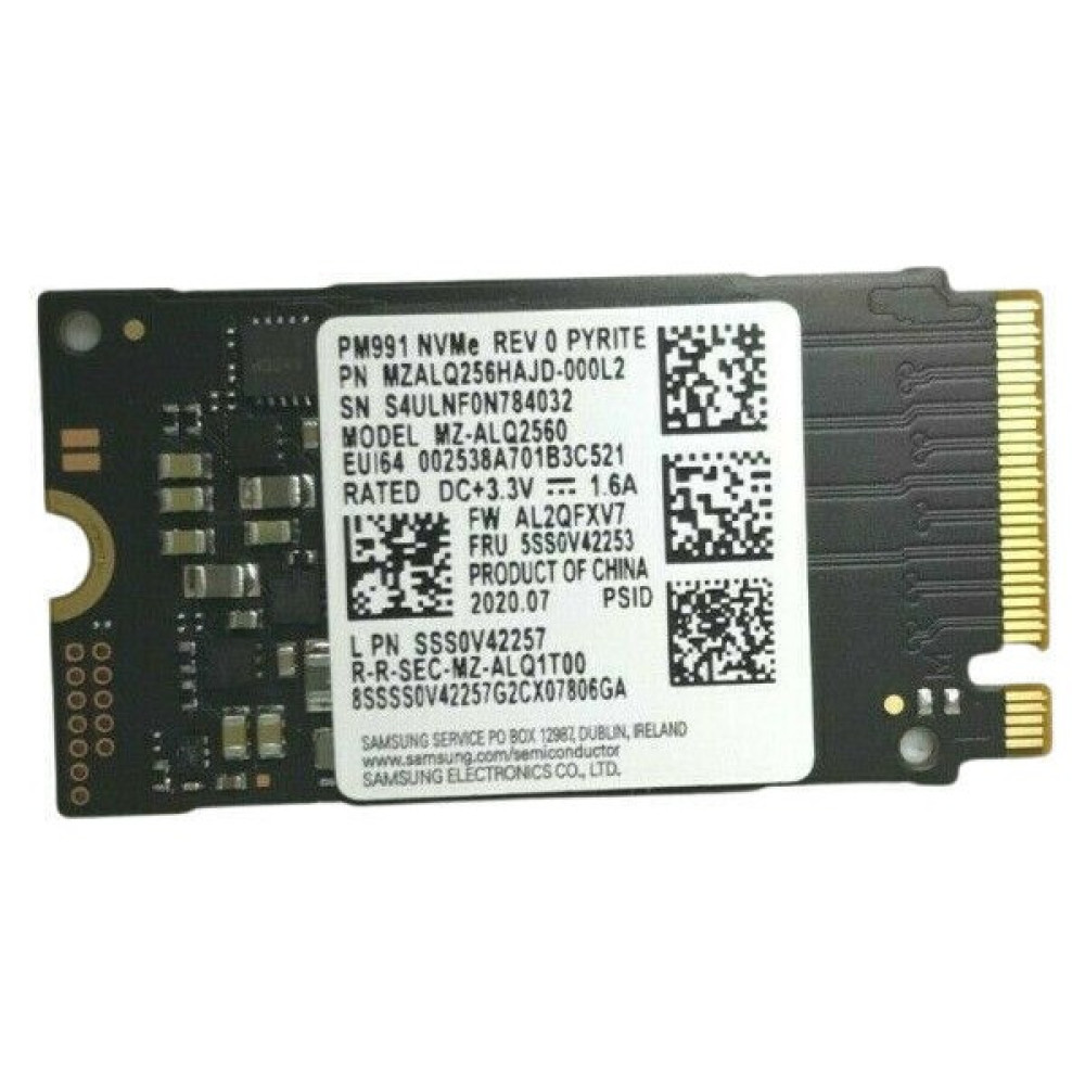 Samsung PM991 MZALQ256HAJD-000L2 256GB M.2 Nvme SSD SSD / Solid State Drive Fiyatı