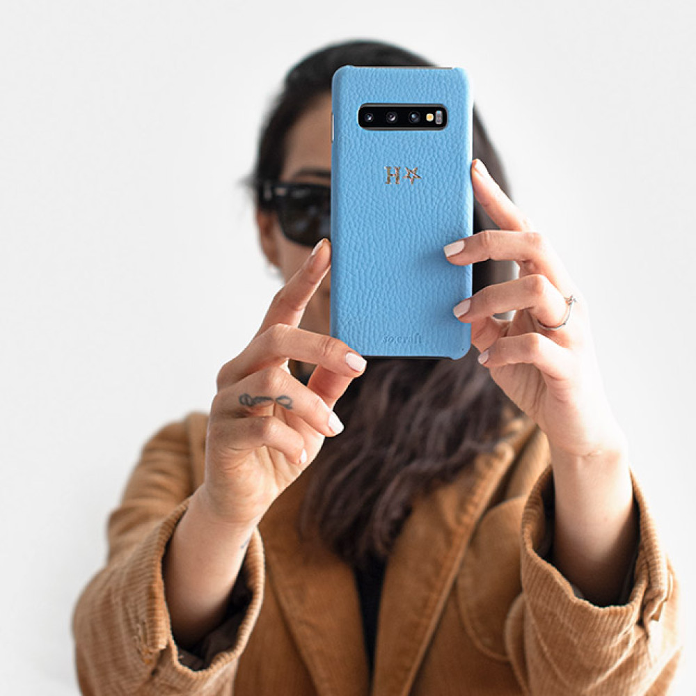 Samsung S10 Plus Deri Telefon Kılıfı