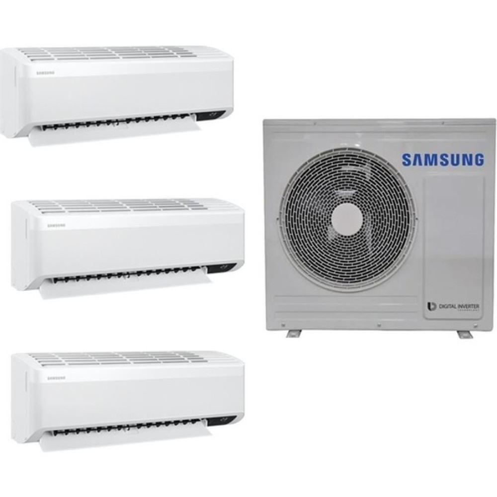 Samsung Wind Free Multi 1+3 AJ068TXJ3KH/EA 9+12+18 Iç 6 8 Kw Dış Ünite Klimalar Fiyatı