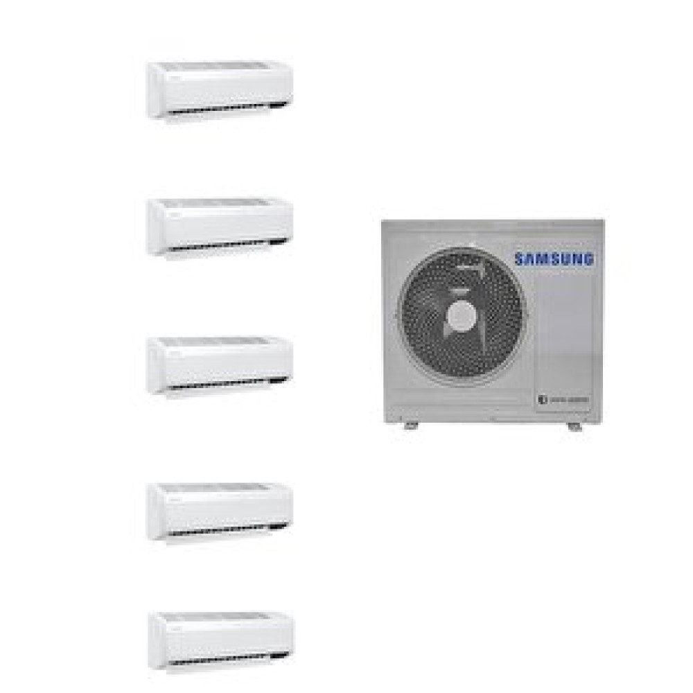 Samsung Wind Free Multi 1+5 Aj100txj5kh/ea 18+12+12+9+9 İç 10 Kw Dış Ünite Klimalar Fiyatı