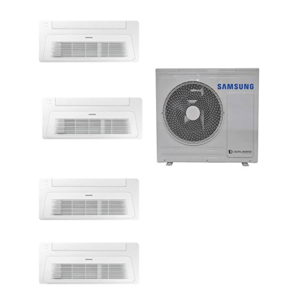 Samsung Wind Free Multi Tek Yön Kaset 1+4 Sistem (Aj100Txj5Kh/Ea) 9+9+18+18 BTU 10 kW Dış Ünite Klima Klimalar Fiyatı