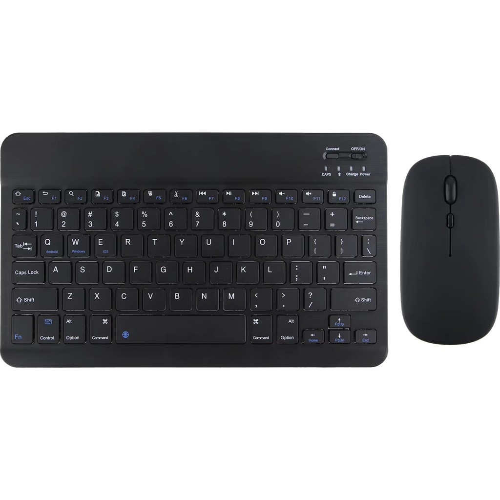 Samsung,xiaom,huawei ve Apple Tabletleri Ile Uyumlu Bluetooth Özellikli Klavye Mouse Set - Siyah Tablet Pc Aksesuarları Fiyatı