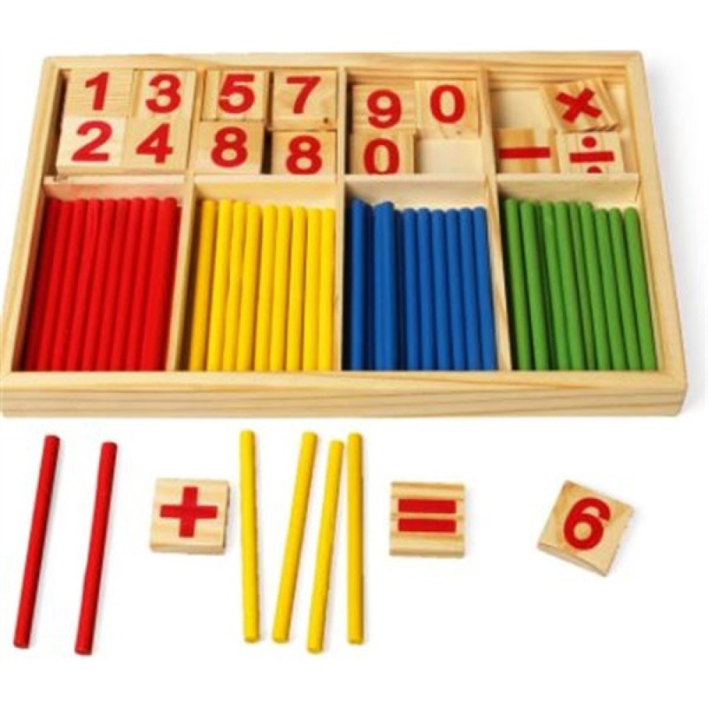 Samtoys Ahşap Matematik Sayı Çubukları Seti Bebek Oyuncakları Fiyatı