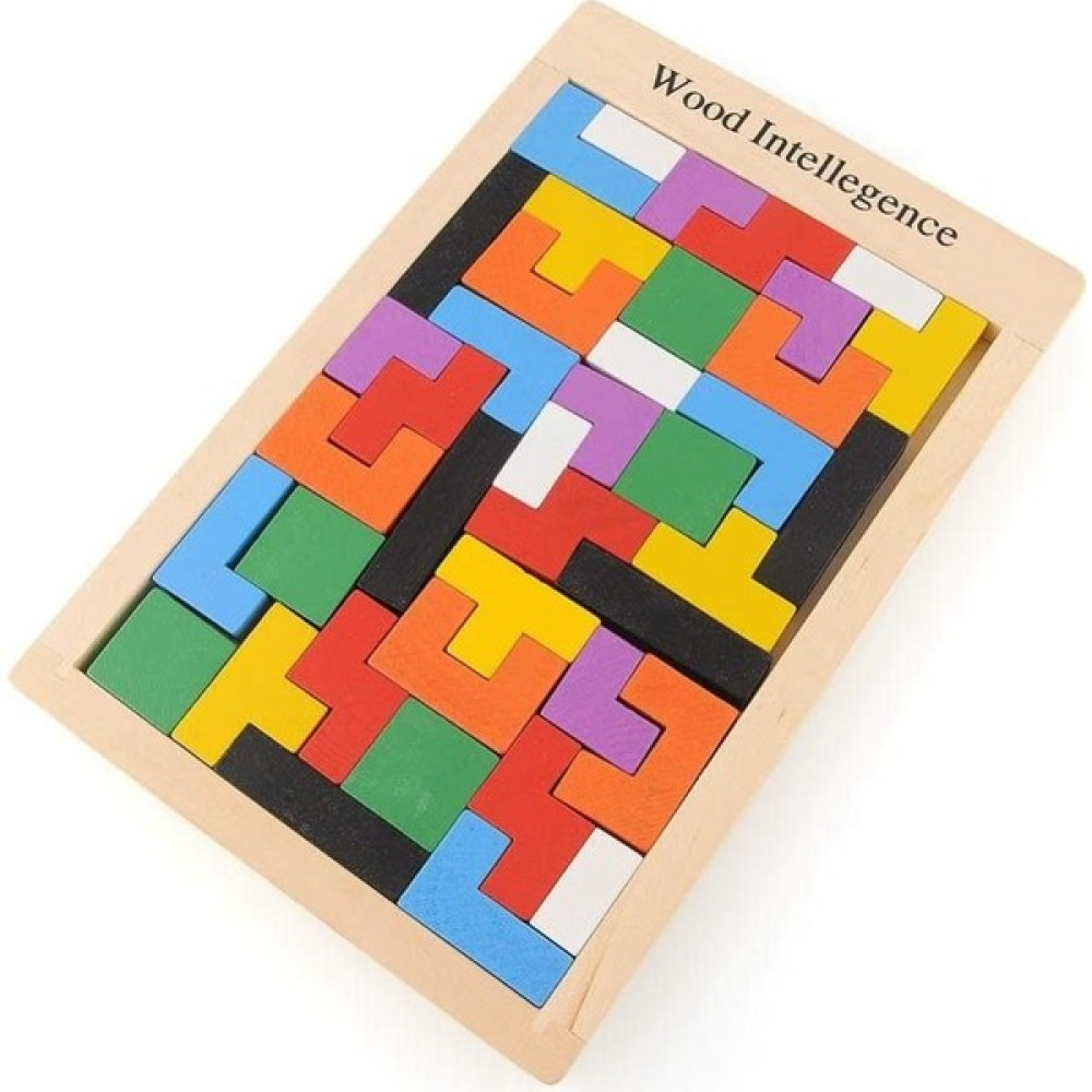 Samtoys Eğitici Ahşap Blok Tetris Zeka Oyunu Bebek Oyuncakları Fiyatı