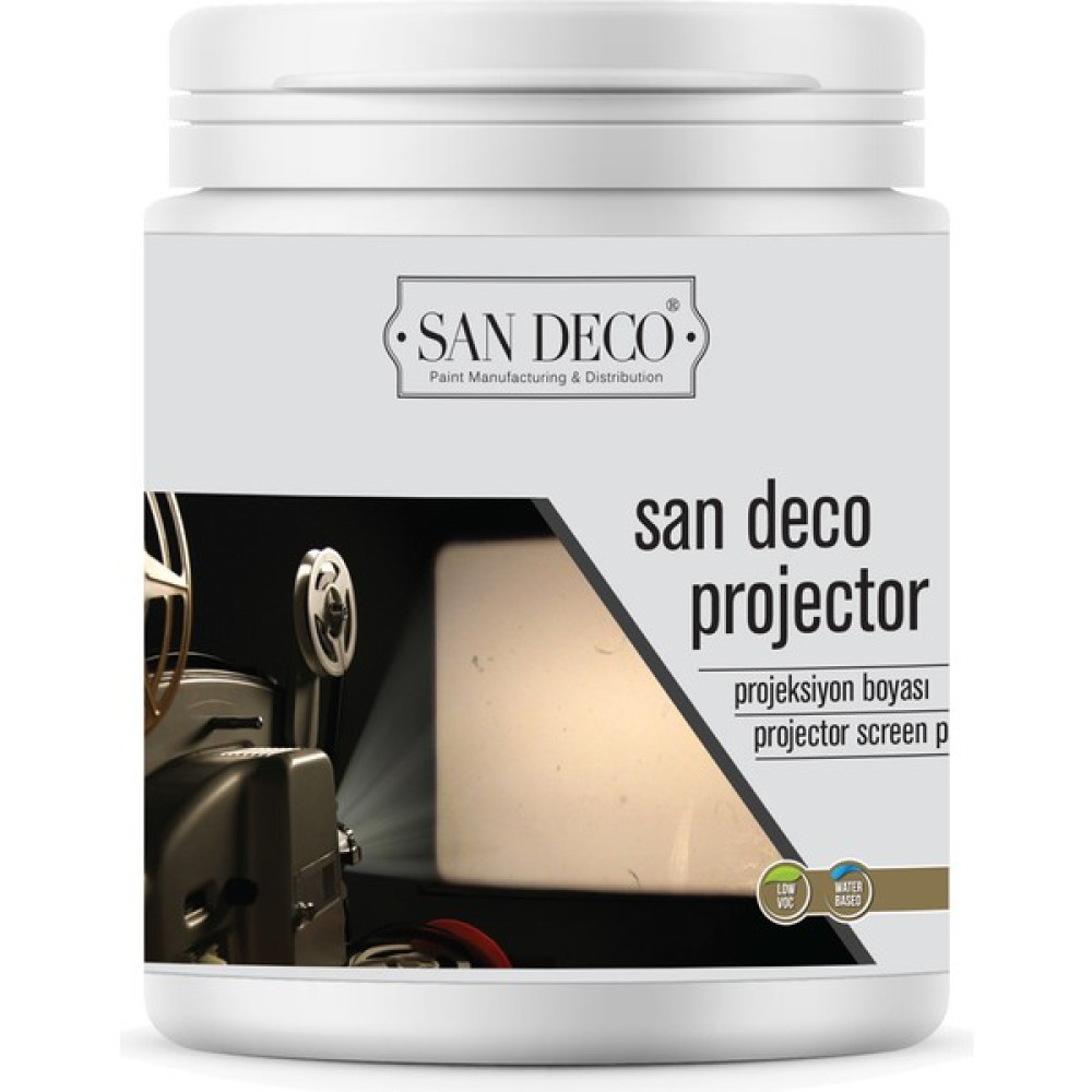San Deco Projector Projeksiyon Boyası - 1L İç Cephe Duvar Boyası Fiyatı
