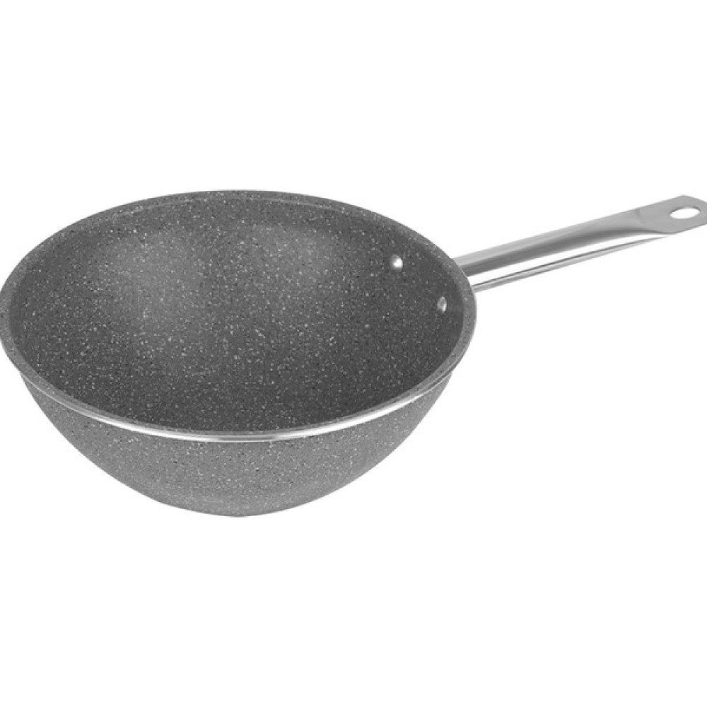 Şan Granit Wok Tava 26 cm Metal Saplı Kapaksız Tavalar Fiyatı