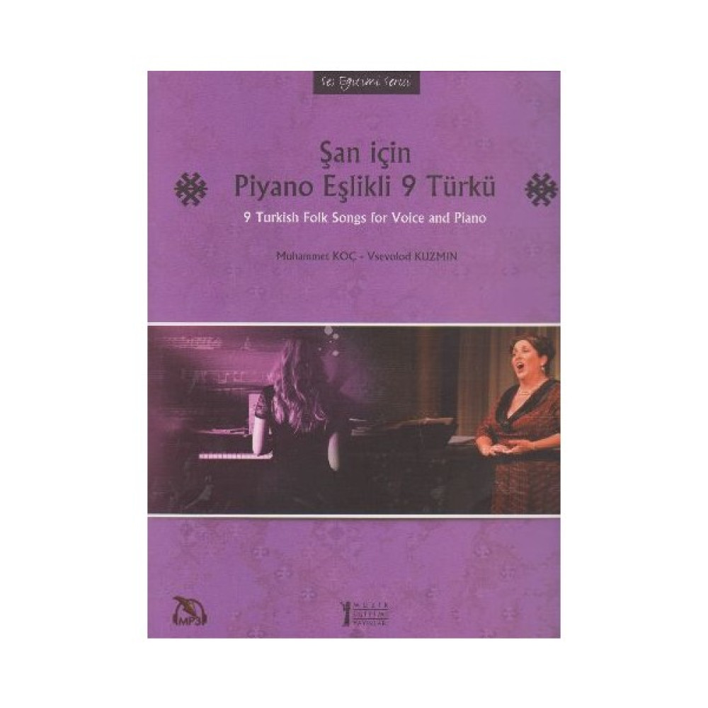 Şan İçin Piyano Eşlikli 9 Türkü Müzik Fiyatı